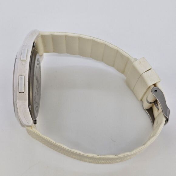 Beeasy AW02 Men's Ultra Slim Digital Watch 44MM White Plastic Bands New Battery - Picture 11 of 15